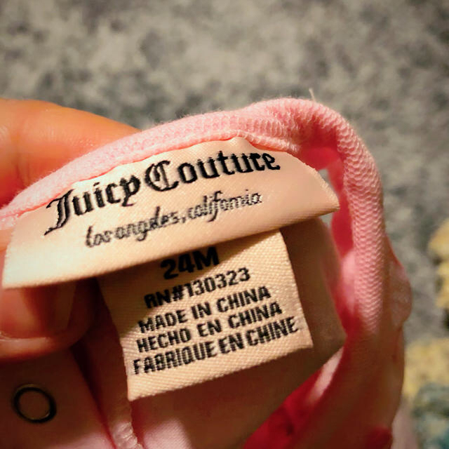 Juicy Couture(ジューシークチュール)のJUICY チュールドレス 70〜80ぐらい キッズ/ベビー/マタニティのベビー服(~85cm)(セレモニードレス/スーツ)の商品写真