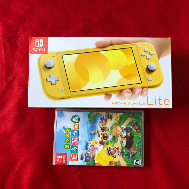変更OK Switch Light イエロー あつまれどうぶつの森 - 家庭用ゲーム機本体