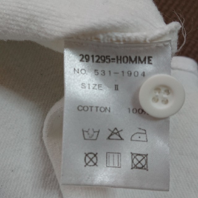 291295=HOMME(ニーキュウイチニーキュウゴーオム)のポロシャツ 半袖 291295=HOMME メンズのトップス(ポロシャツ)の商品写真