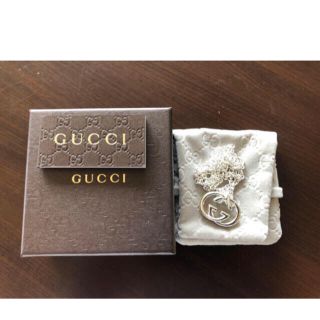 グッチ(Gucci)のGUCCI インターロッキング　シルバーネックレス(ネックレス)