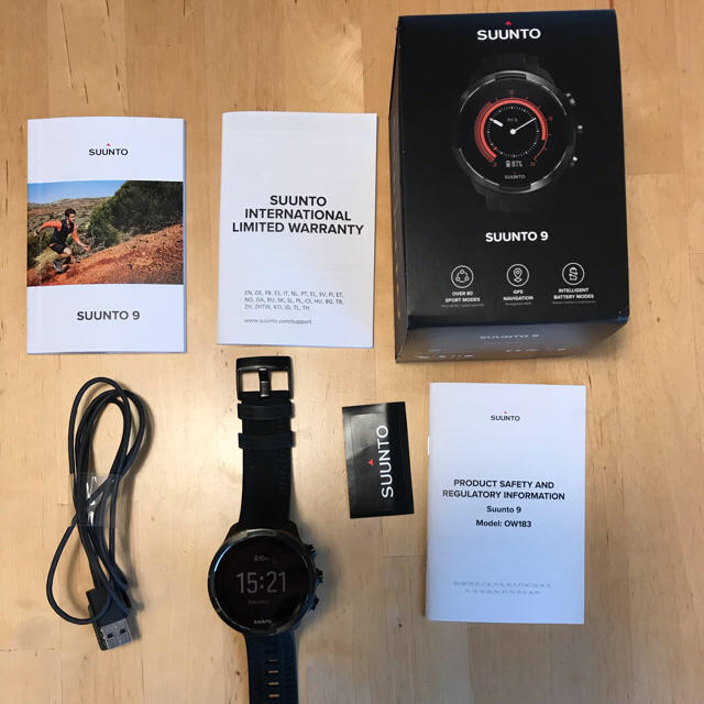 日本製 最終値下げ スント9 suunto9 BARO ブラック - 腕時計(デジタル)