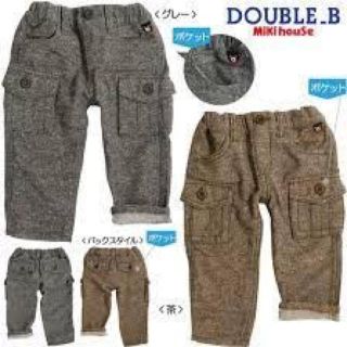 ダブルビー(DOUBLE.B)のミキハウス  ダブルＢ  ツイードパンツ  90cm(パンツ/スパッツ)