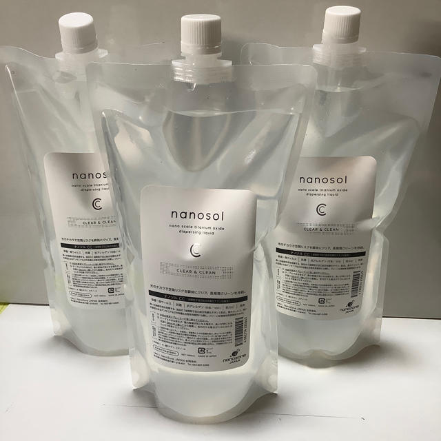 ナノソル CC 1000ml 詰め替え用 3 本 セット ナノソル CC 1000ml 詰め替え用 3 本 セット