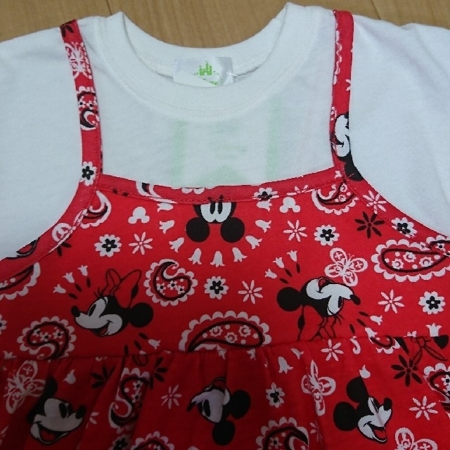 Disney(ディズニー)の女の子 トップス ミニー チュニック キッズ/ベビー/マタニティのキッズ服女の子用(90cm~)(Tシャツ/カットソー)の商品写真