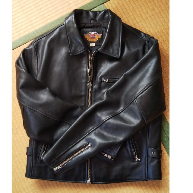 Harley Davidson(ハーレーダビッドソン)のsuu様専用  ハーレー シングルライダース ＸＬ メンズのジャケット/アウター(ライダースジャケット)の商品写真