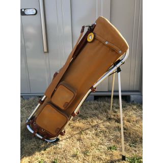 MIZUNO - ミズノ 木の庄帆布 キャディバッグ MIZUNO フレーム