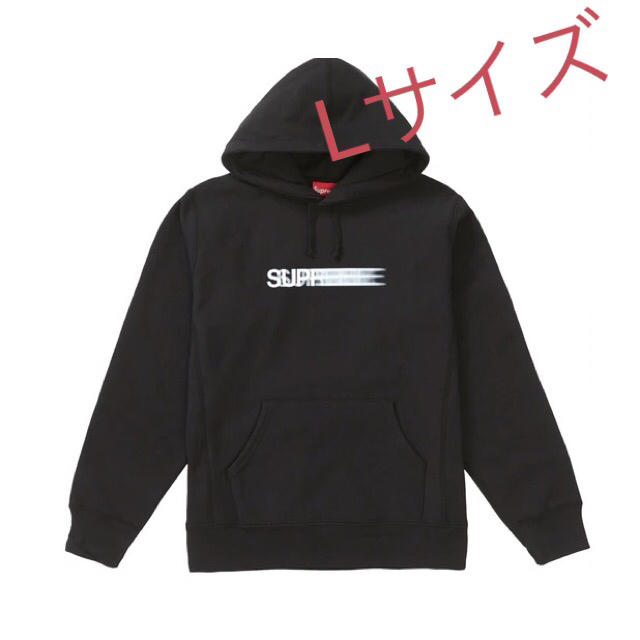 Supreme(シュプリーム)のSureme motion logo hooded Lサイズ メンズのトップス(パーカー)の商品写真