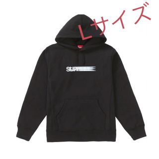 シュプリーム(Supreme)のSureme motion logo hooded Lサイズ(パーカー)