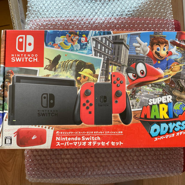 【新品未開封】ニンテンドースイッチ本体 スーパーマリオ オデッセイセット家庭用ゲーム機本体