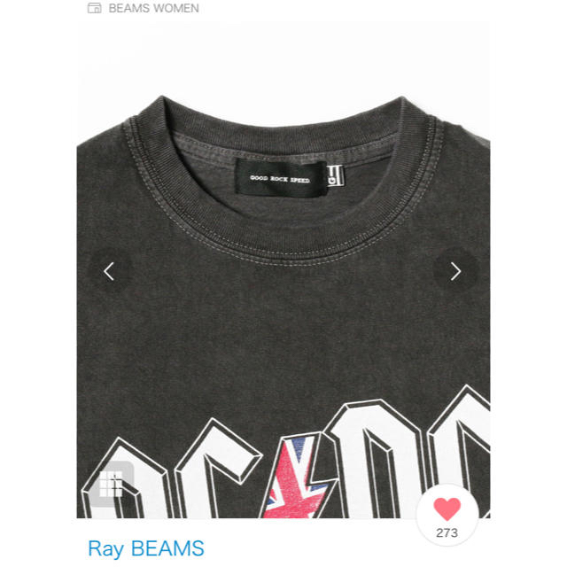 Ray BEAMS(レイビームス)のRay beams GOOD SPEED / ACDC Tシャツ  レディースのトップス(Tシャツ(半袖/袖なし))の商品写真