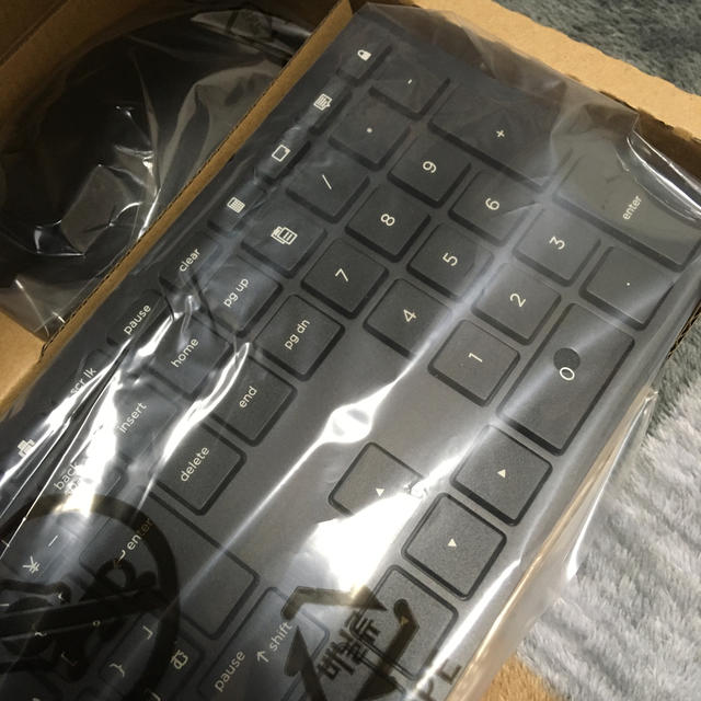 HP(ヒューレットパッカード)の【新品未使用】HP USBキーボード&USBマウス スマホ/家電/カメラのPC/タブレット(PC周辺機器)の商品写真