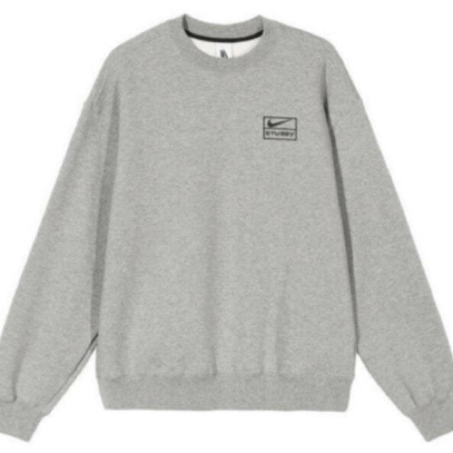 STUSSY NIKE コラボ　クールネックトレーナー　ブラック　S