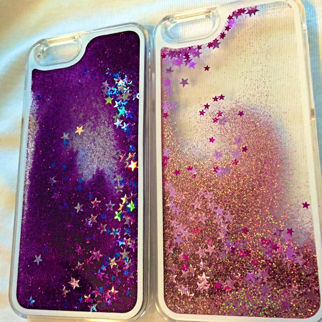 iPhone6ケース♡キラキラ流星♡ スマホ/家電/カメラのスマホアクセサリー(モバイルケース/カバー)の商品写真