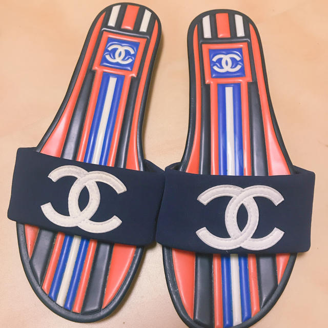 CHANEL フラットサンダル正規品