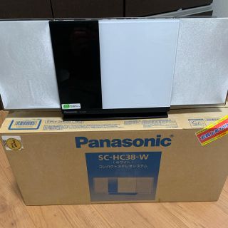 パナソニック(Panasonic)のパナソニック　コンパクトステレオシステム　SC-HC38 動作確認済(スピーカー)