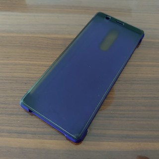 Xperia 1 Style Cover Touch SCTI30 パープル(モバイルケース/カバー)