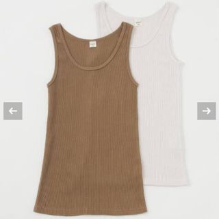 アパルトモンドゥーズィエムクラス(L'Appartement DEUXIEME CLASSE)の新品L'Appartement 【GOOD GRIEF】RIB TANK TOP(タンクトップ)