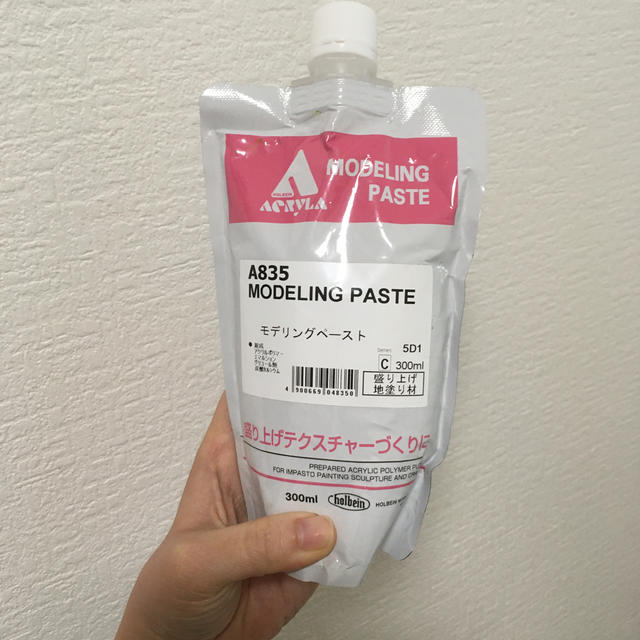 【しみやん様専用】モデリングペースト 300ml エンタメ/ホビーのアート用品(絵の具/ポスターカラー)の商品写真