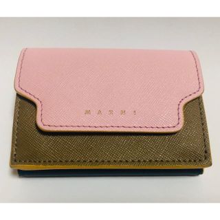 マルニ(Marni)の◎ほぼ未使用品　マルニ　三つ折り財布(折り財布)