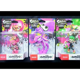 ニンテンドースイッチ(Nintendo Switch)の【新品未開封】3体セット amiibo アミーボ スプラトゥーン (家庭用ゲームソフト)