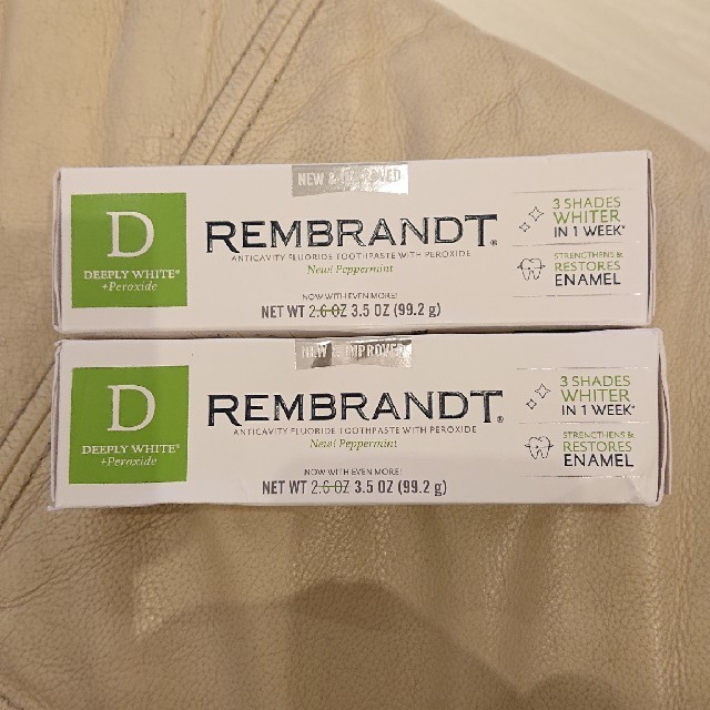 REMBRANDT 歯みがき粉2本セット