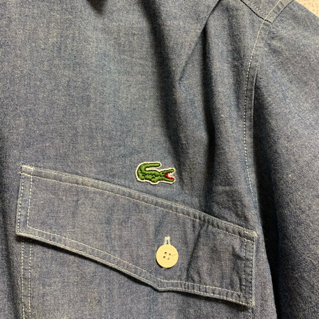 LACOSTE(ラコステ)のラコステ　デニムワンピース レディースのワンピース(ひざ丈ワンピース)の商品写真