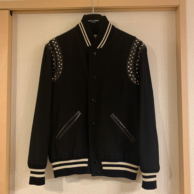 SAINT LAURENT エディ期 スタッズテディジャケット スタジャン