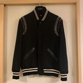 SAINT LAURENT エディ期 スタッズテディジャケット スタジャンメンズ