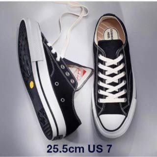 コンバース(CONVERSE)の希少サイズ 25.5cm converse addict  BLACK(スニーカー)