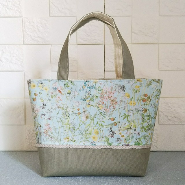 【参考作品】No.14 リバティ ハンドメイド ミニトートバッグ
