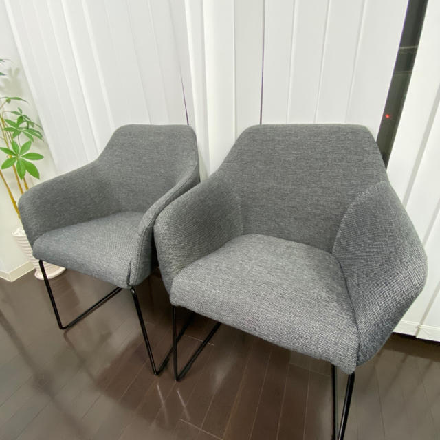IKEA イケア チェア グレー 2脚 IKEA イケア チェア グレー 2脚
