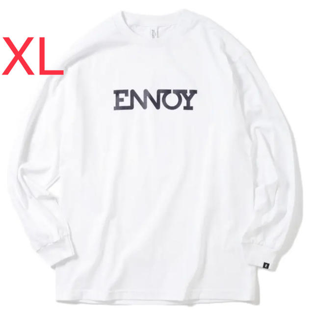 ENNOY L/S TEE  WHITE  サイズ XL