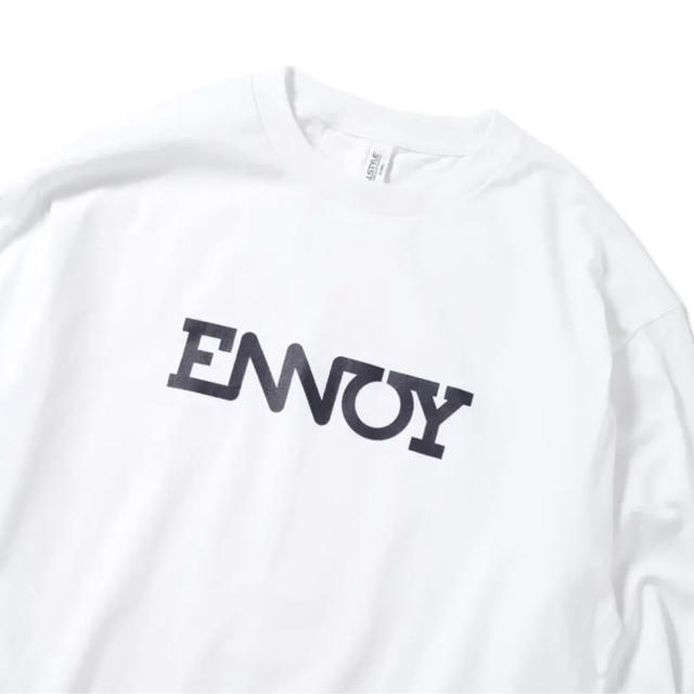 1LDK SELECT(ワンエルディーケーセレクト)の新品未使用 ENNOY L/S TEE  WHITE  サイズ XL メンズのトップス(Tシャツ/カットソー(七分/長袖))の商品写真