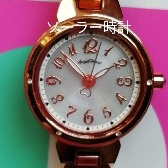 Angel Heart(エンジェルハート)の65.Angel Heart エンジェル ハート ソーラー時計 美品 レディース レディースのファッション小物(腕時計)の商品写真