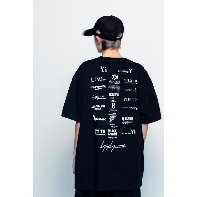 Yohji Yamamoto × NEW ERA ロゴ刺繍Tシャツ ユニセックス poltekkes