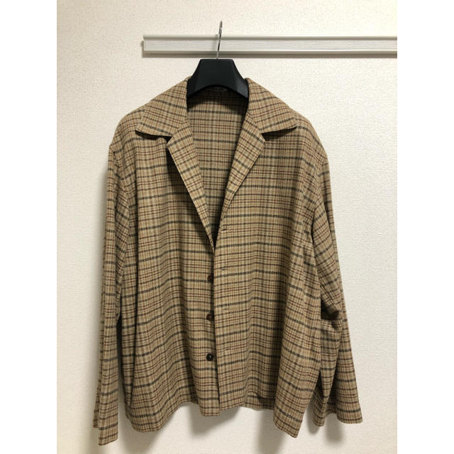 AURALEE SILK SUMMER TWEED BLOUSON 18ss www.keburros.com