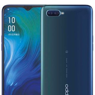 oppo reno a 　simフリー　ブルー　6GB/64GB(スマートフォン本体)