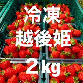 【完熟いちご使用】冷凍いちご 越後姫　2kg(野菜)