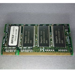 バッファロー(Buffalo)のBUFFALO SO-DIMM PC2700  DN333-A512M(PCパーツ)