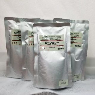 ムジルシリョウヒン(MUJI (無印良品))の無印良品 ビーフカレー 180g X 4 パック(レトルト食品)