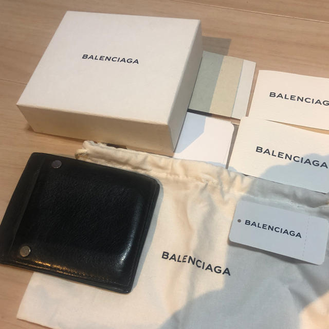 Balenciaga(バレンシアガ)のBALENCIAGA バレンシアガ 二つ折り 財布　本物 メンズのファッション小物(折り財布)の商品写真