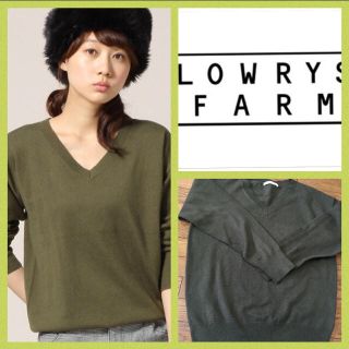 ローリーズファーム(LOWRYS FARM)の人気のVネックニット！(ニット/セーター)