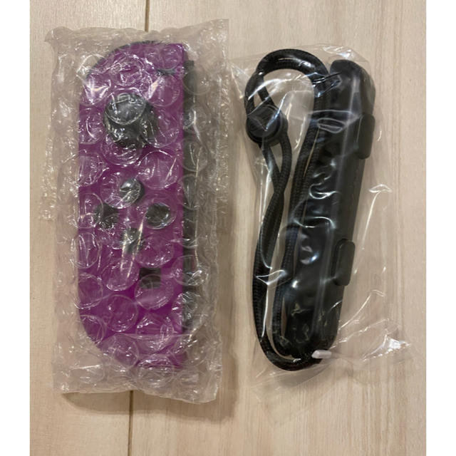 新品未使用　switch Joy-Con　ネオンパープル (L)左　紫