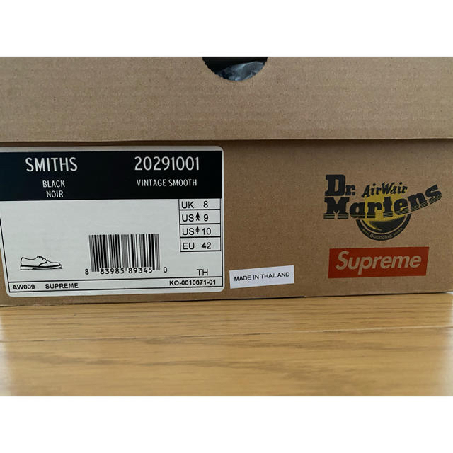 Supreme(シュプリーム)のSupreme Dr.Martens UK8 4-EYE SHOE 15AW メンズの靴/シューズ(ブーツ)の商品写真