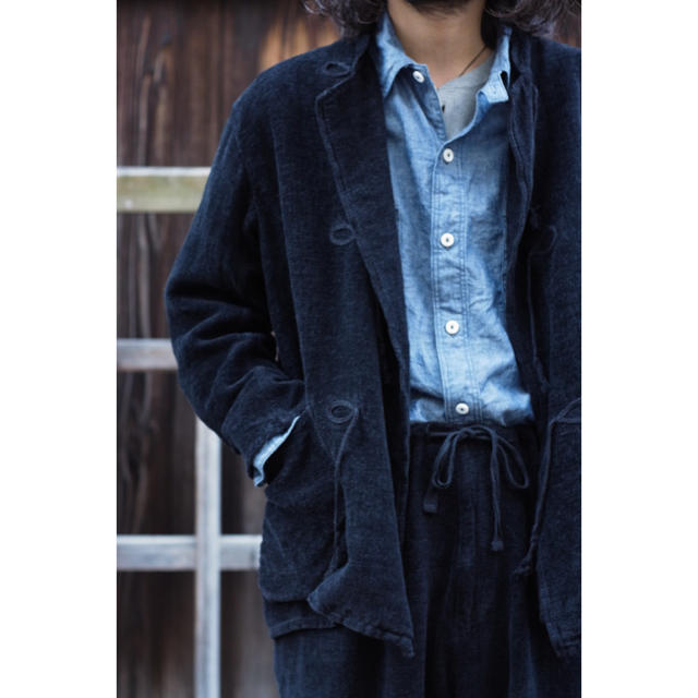 COMOLI(コモリ)の【20ss/新品】comoli リネンモール スタンドカラージャケット 希少品 メンズのジャケット/アウター(テーラードジャケット)の商品写真