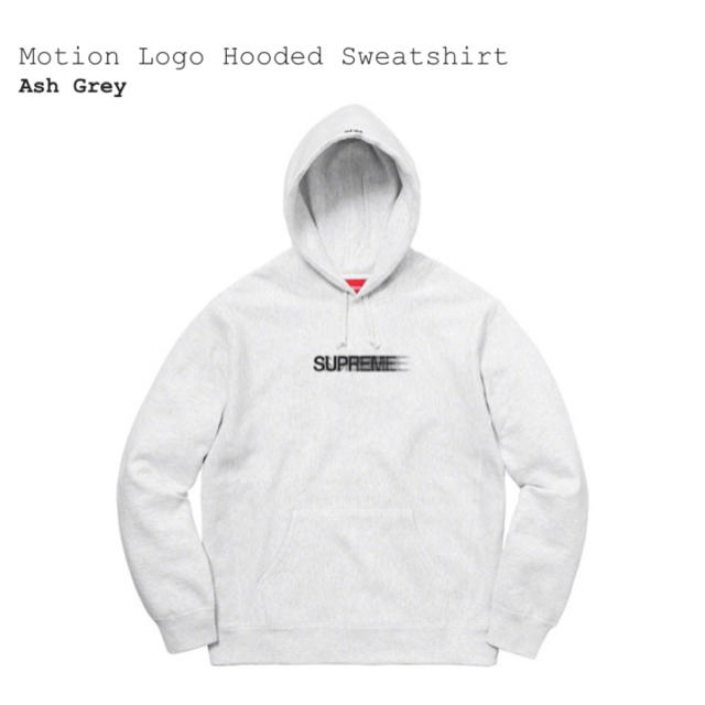 Supreme(シュプリーム)のsupreme motion logo hooded l large メンズのトップス(パーカー)の商品写真