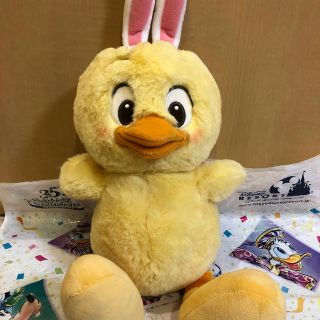 ディズニー(Disney)の新品タグ付き！うさピヨ ぬいぐるみ(キャラクターグッズ)