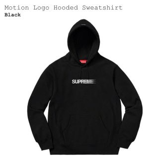 シュプリーム(Supreme)の【特典付き】 Motion Logo Hooded Sweatshirt 黒 L(パーカー)