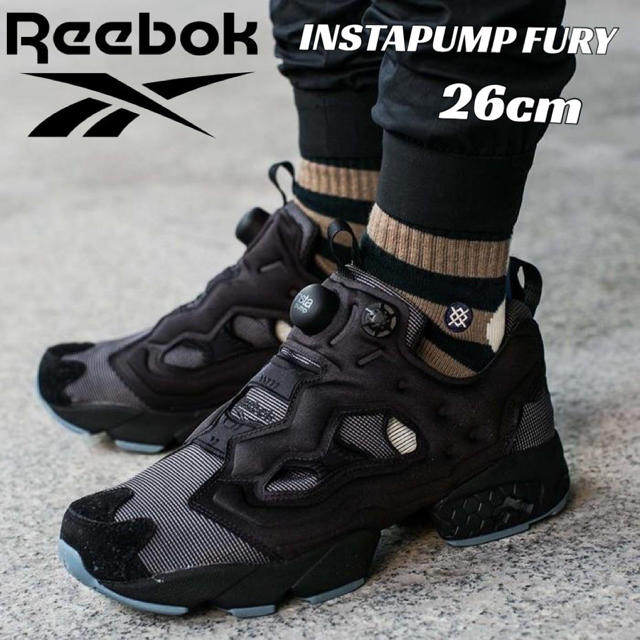 【新品】Reebok リーボック ポンプフューリー MTP 26㎝ ブラック