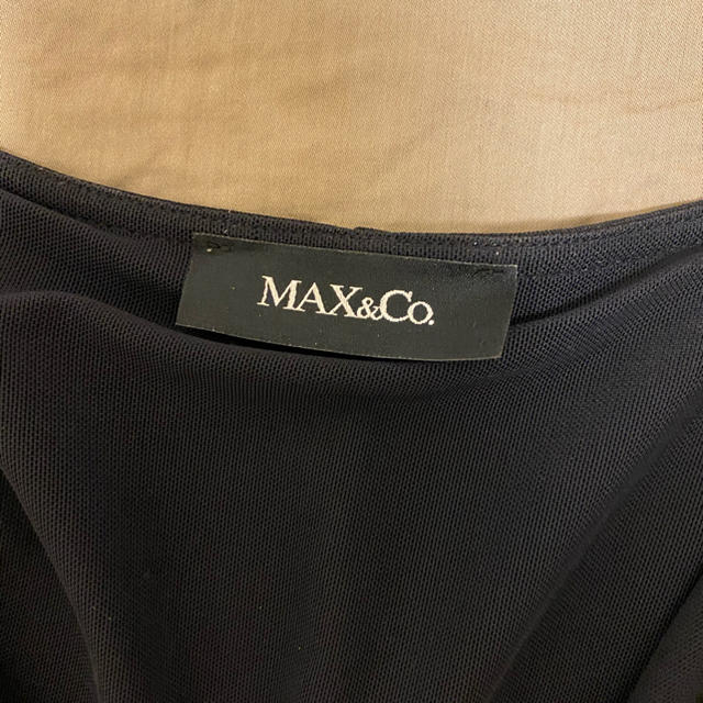 Max & Co.(マックスアンドコー)のMAX&Co. Aラインワンピース ブラックL size レディースのワンピース(ひざ丈ワンピース)の商品写真